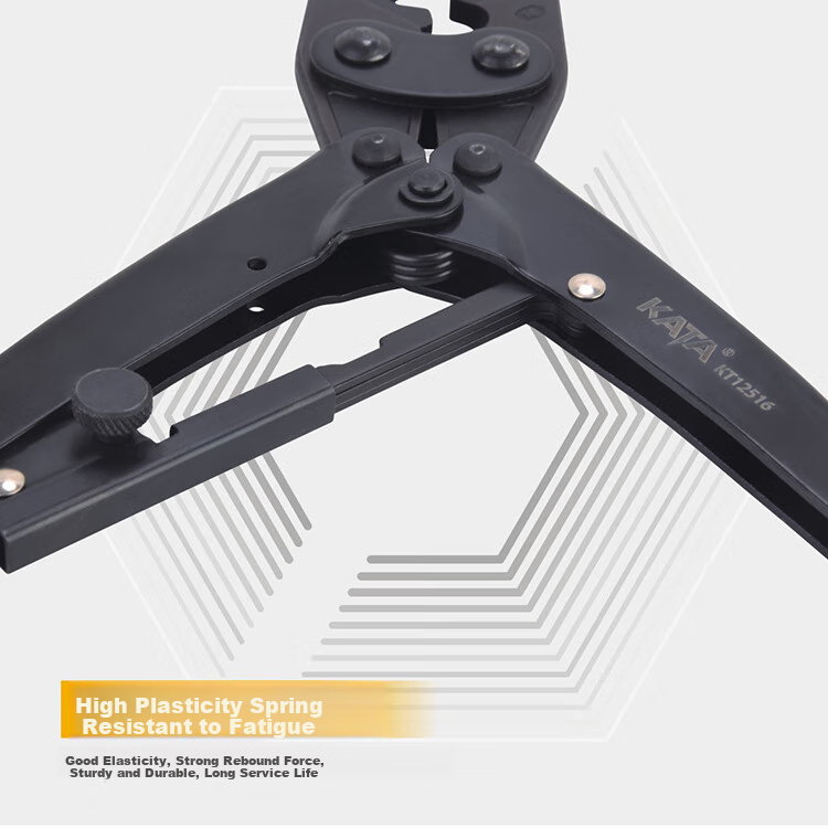 KELTONN Bare Terminal Ratchet Crimping Pliers, Terminal Crimper, Cold Press Terminal Crimping Tool, 1.5-16mm², KT12516 3