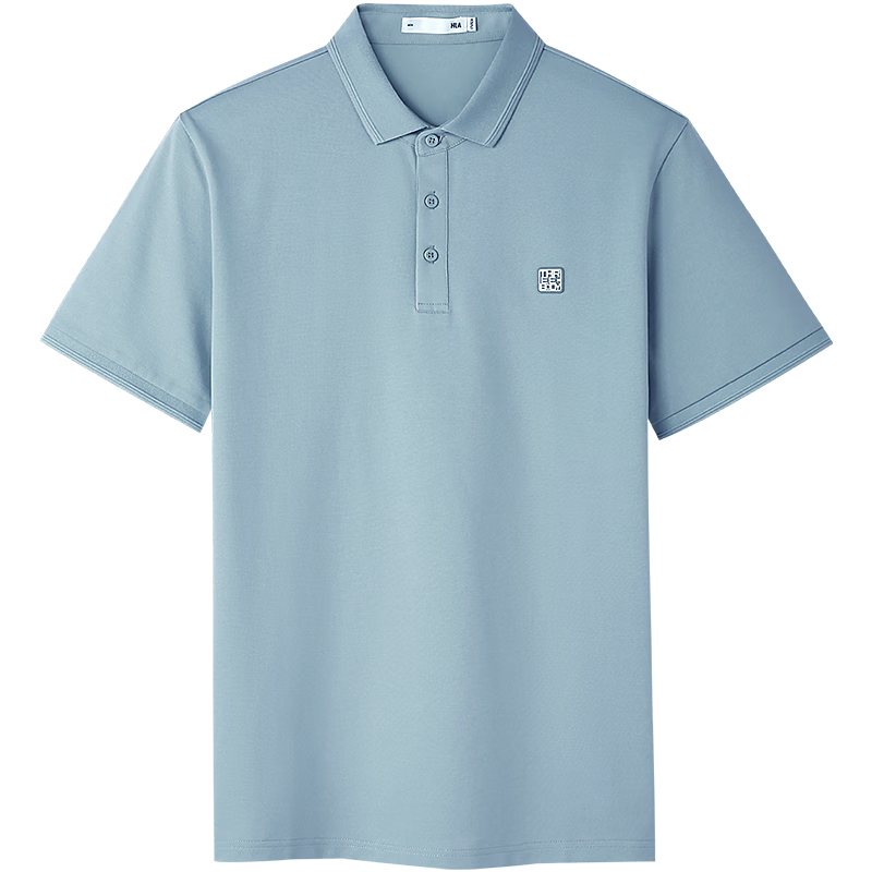 HLA Short-Sleeve Polo Shirt for Men, Summer Three-Body Collaboration Series, Cool-Feeling Men's Summer Wear