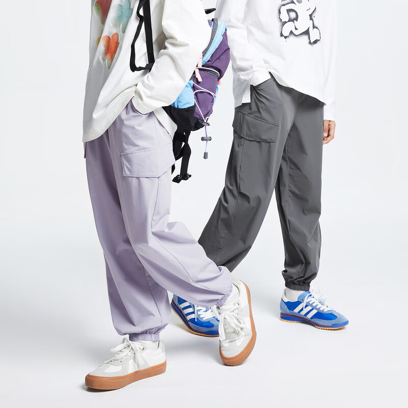 Annil Children's Clothing, Boys And Girls Mosquito-Repellent Pants, 2025 Spring New Casual Elastic Waist Drawstring Lightweight Loose Long Pants