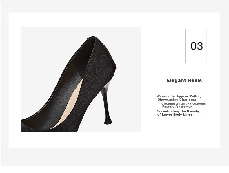 DAPHNE High Heels for Women, Black Pointed Toe Stiletto Elegant Pumps, Professional Work Shoes, Height-Increasing Shallow Mouth Women's Shoes 4622101063 Beige 38 5