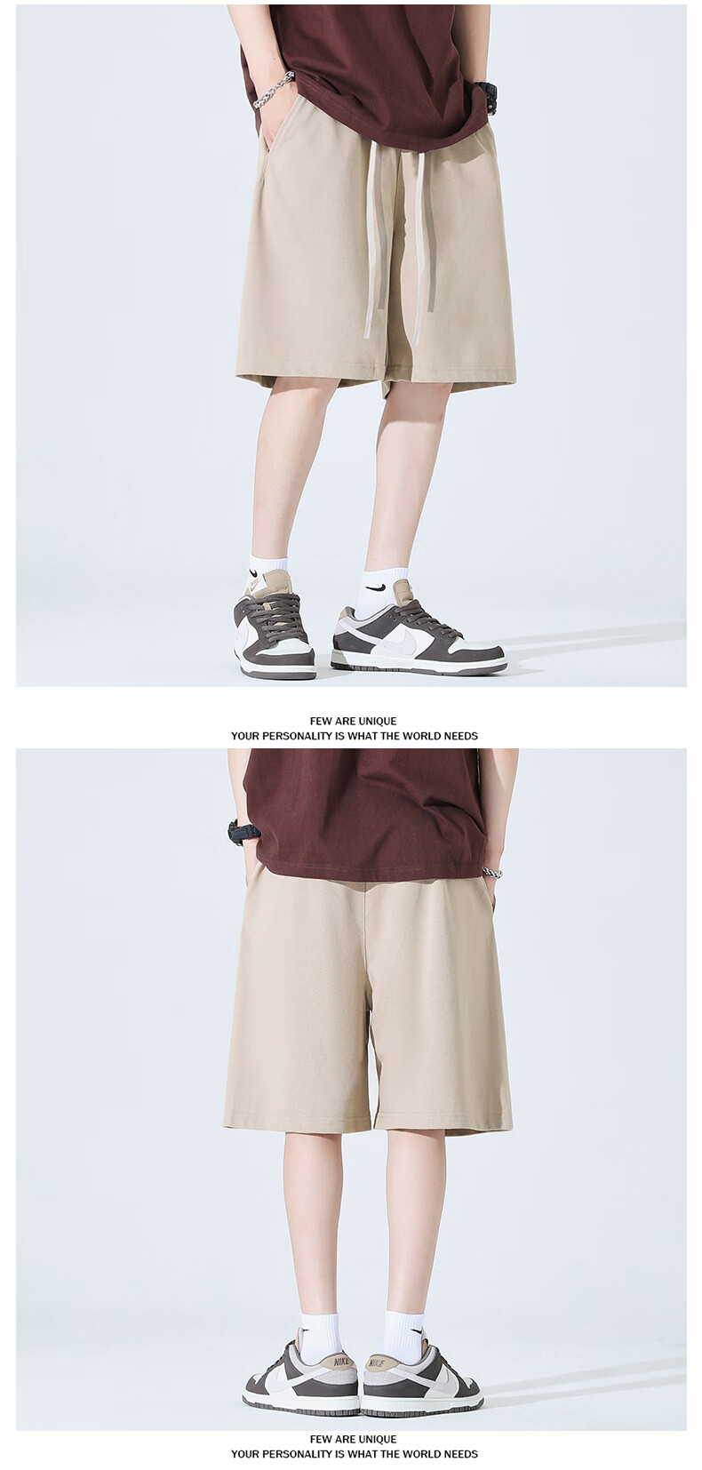 Homlean American-Style Trendy Basketball Shorts for Men, Summer West Coast Casual Comfortable Breathable Knee-Length Shorts LS33 Black M 14