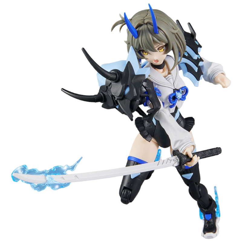 BANDAI 30MS SIS-N00 Azure Blue Color B Mecha Girl Model Kit