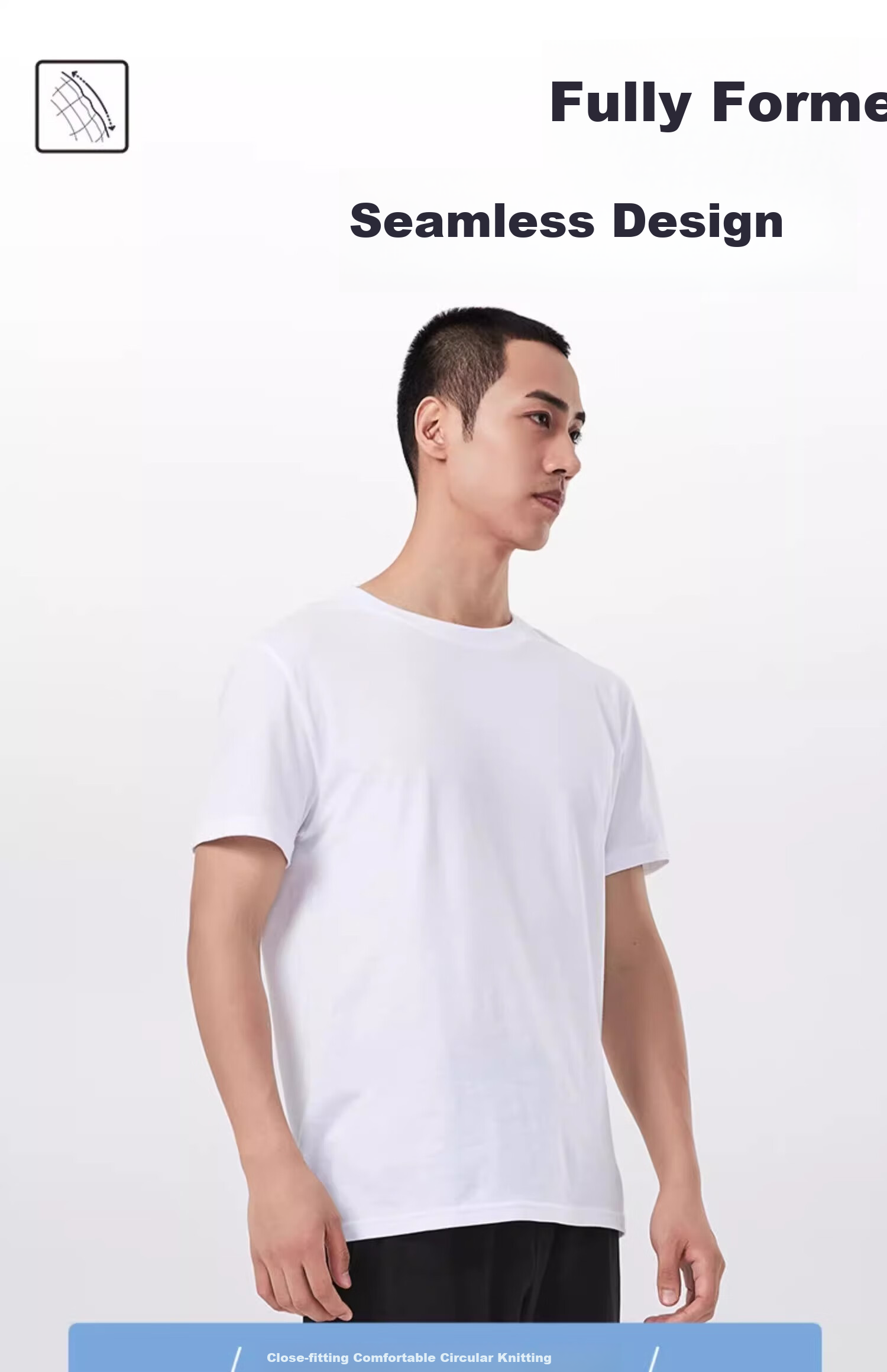 DECATHLON Men's Sports Pure Cotton T-Shirt, Solid Color Round Neck Short Sleeve Undershirt for Running And Fitness - 4639702 Gray 2XL 6