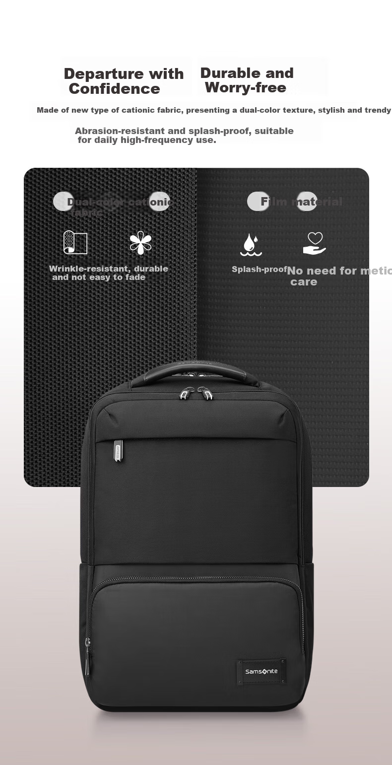 Xinxiuli Backpack Laptop Bag for Men, 16-Inch Large Capacity Backpack, School Bag, Business Travel Bag, Casual Urban Style 8