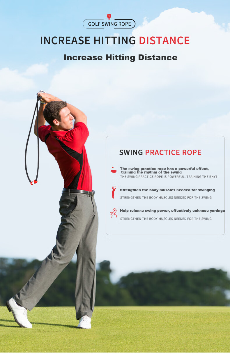 PGM Adjustable Height Golf Swing Trainer Indoor Swing Practice 360° Rotating Suction Cup Striker 3