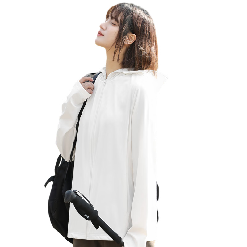 Warrior Women's Sunscreen Jacket Summer 2026 New Ice Silk Cooling Outdoor UV Protection Lightweight Coat with Large Brim Hood