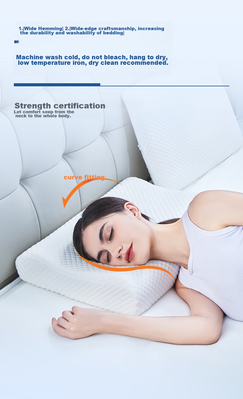 Aeromax Pillow, Thickened And Heightened, Specially Designed for Chubby People, Multifunctional, Detachable, Dual-Use High And Low Hotel Pillow, Memory Foam Neck Support 6