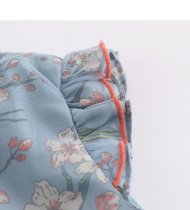 MARC&JANIE Girls' New Chinese-Style Hanfu Tulle Princess Dress, Children's Qipao Skirt, Summer 2025 Collection, 550535 5