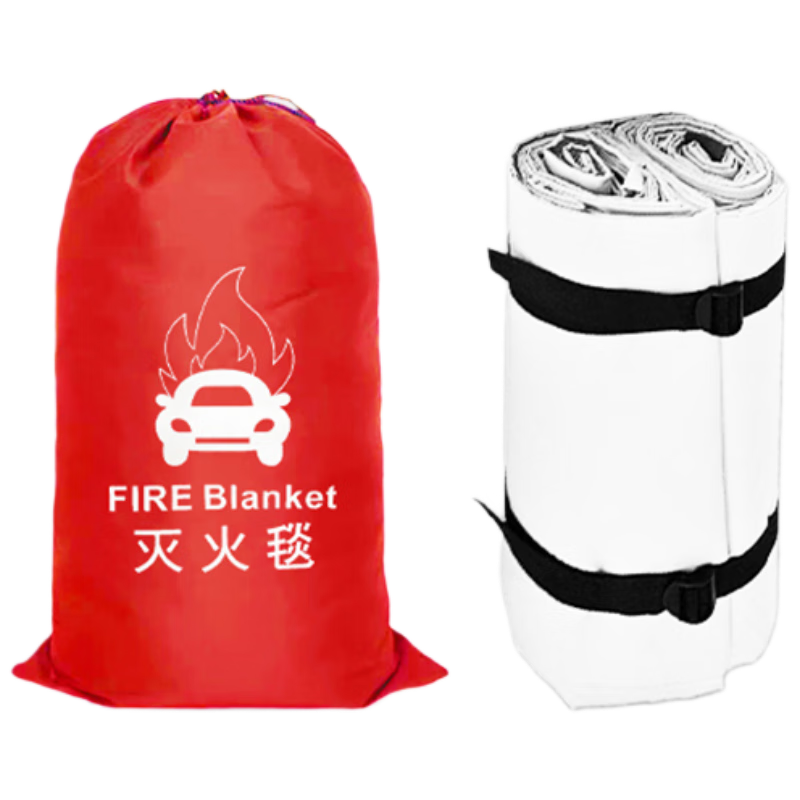 YUANBANG Fiberglass Fire Blanket 3x4m Car Fireproof Blanket New Energy Vehicle Parking Explosion-Proof Fire Extinguisher