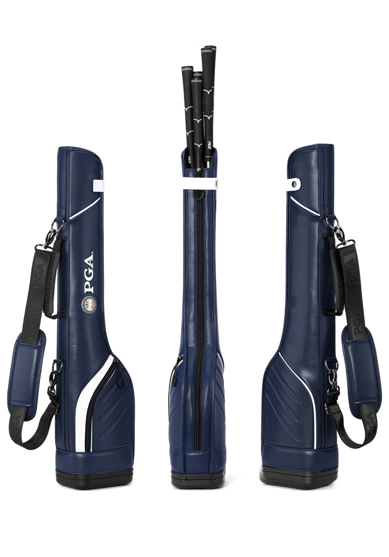 PGA Golf Bag for Men, Ultra-Light Portable Club Bag, Practice Ball Bag for 6 Clubs, Navy Blue 11
