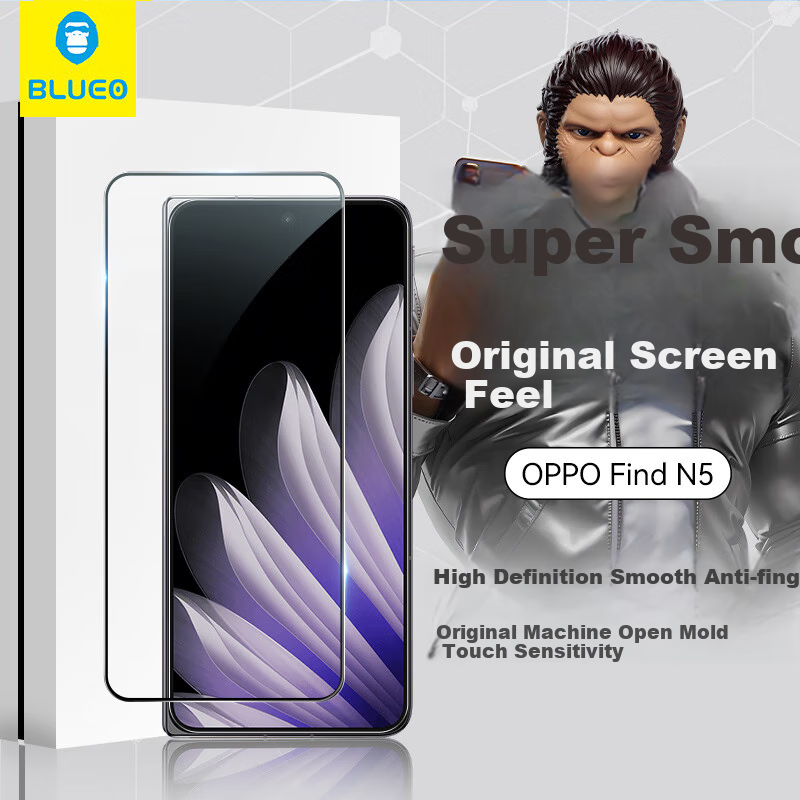 BLUEO Screen Protector for OPPO Find N5, High-Definition Tempered Glass Film, Dustproof, Anti-Static, Anti-Fingerprint Protective Film