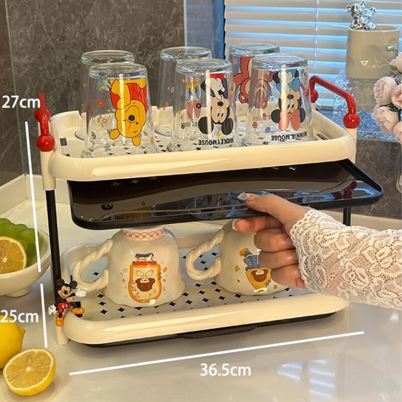 Jialifang Disposable Cup Holder Water Dispenser Automatic Cup Dispenser Desktop No-Drill Storage Paper Cup Holder 1 Piece