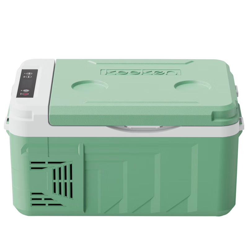 QIXUAN Compressor Refrigerator, 10L Capacity, Suitable for Car And Home Use, Freezing And Refrigeration, for Dormitory, Office, Outdoor, Quick-Freezing Mini Fridge