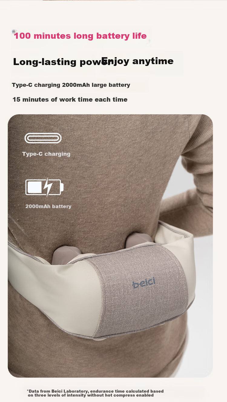 Beici Cervical Massage Device [Mid-Autumn Festival Gift Box], Massage Shoulder Pad, Massager for Trapezius And Neck, Hot Compress Therapy Device, Gift for Boyfriend, Girlfriend, Parents, Or Mother 11