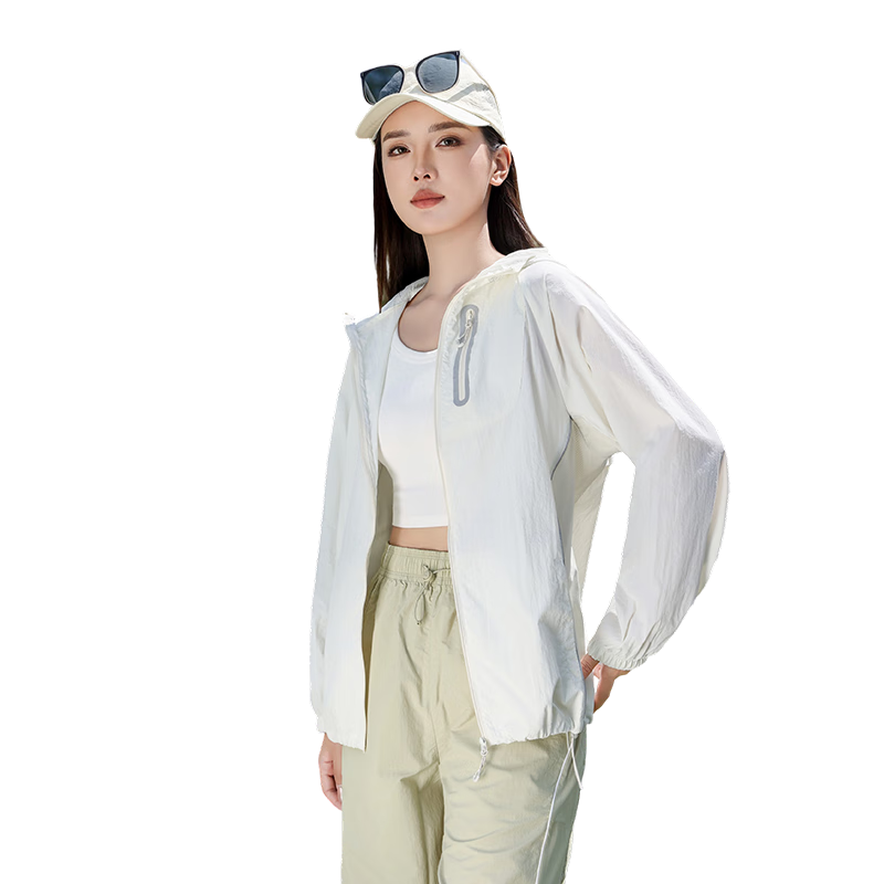 Langsha Women's Ice Silk Sunscreen Jacket Spring Summer UV Protection Original Yarn Ice Silk Cooling Breathable Cycling Shirt