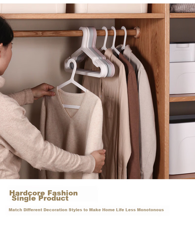Fanyejia Luxury Hangers with Clips, 5 Pack, Home Use, Non-Slip, Anti-Friction, Shoulder-Angle Protection, Wardrobe Hangers, Clothes And Pants Drying Rack 5