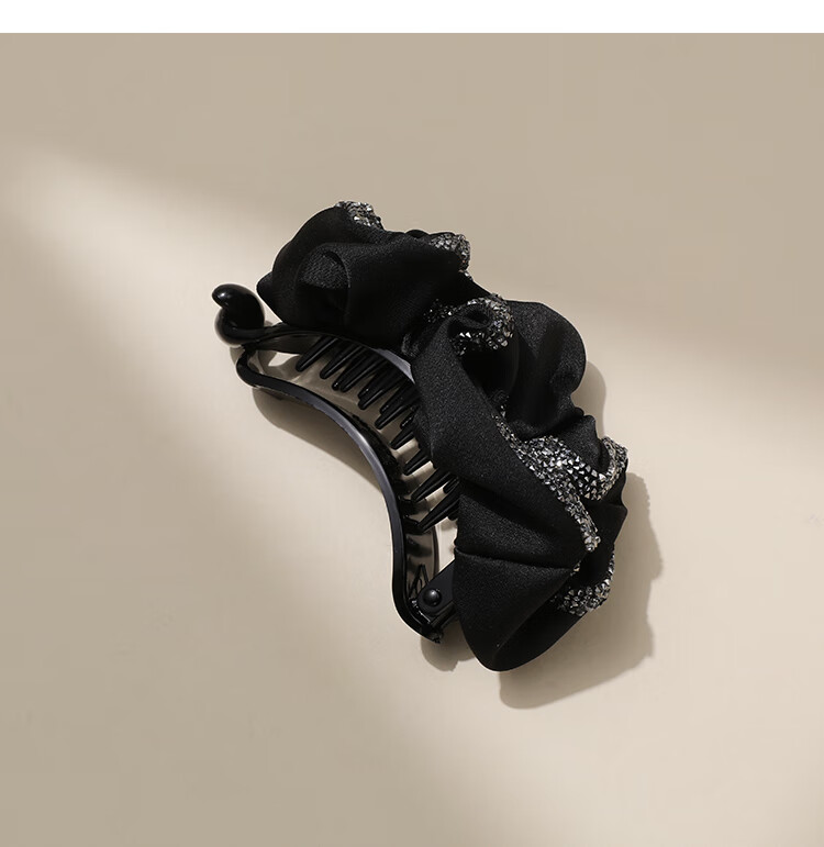CHIMERA Hepburn Style Ponytail Twist Pleated Fabric Barrette Hair Clip Hair Accessory for Women Qixi Festival Gift 8