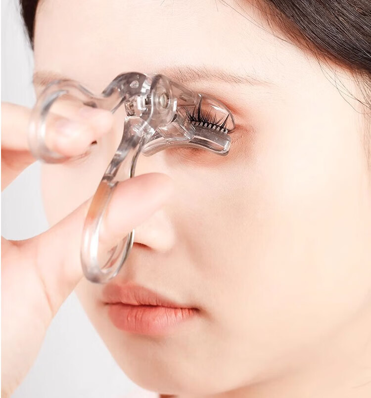 LiQing Frameless Comb Eyelash Curler Portable Long-lasting Wide-angle New Year Partial Eye Beginner Eyelash Curler 2
