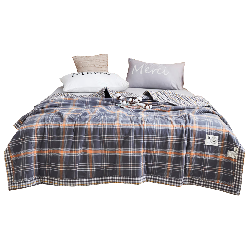 Hengyuanxiang Xinjiang Cotton Quilt, Air Conditioning Quilt, Washable Summer Cool Quilt, Single Or Double Bed, Dormitory Pure Cotton Summer Quilt, 180*200cm