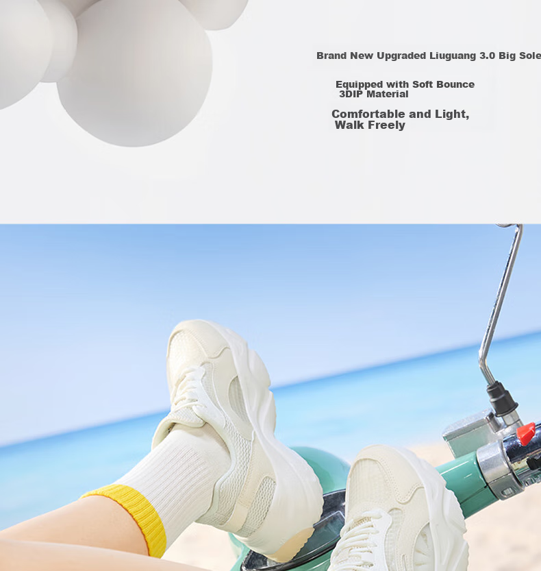 361° Women's Sneakers, Luguang Spring And Summer Mesh Breathable Casual Versatile Thick-Soled Dad Shoes 682526765-1 14
