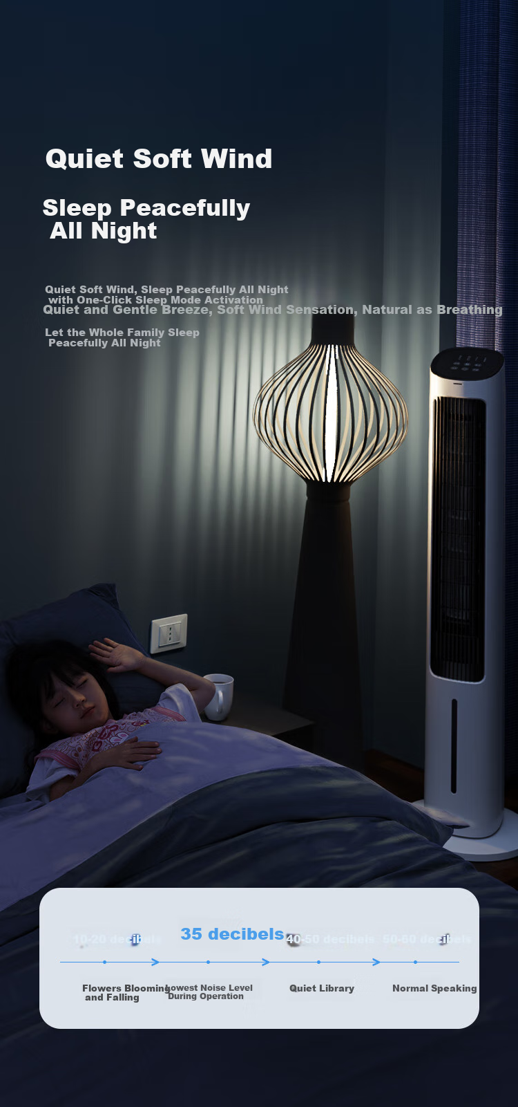 GREE [Plasma Sterilization] Home Air Conditioner Fan with Humidification, Cooling Fan with Water Cooling, Bladeless Tower Fan, Energy-Saving Cooling Machine, Air Cooler KS-06X70Dag 15