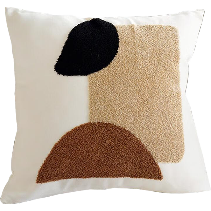 AVIVI Pillowcase, Sofa Cushion Cover, Headboard Pillowcase, 45*45cm, Triangular Patter