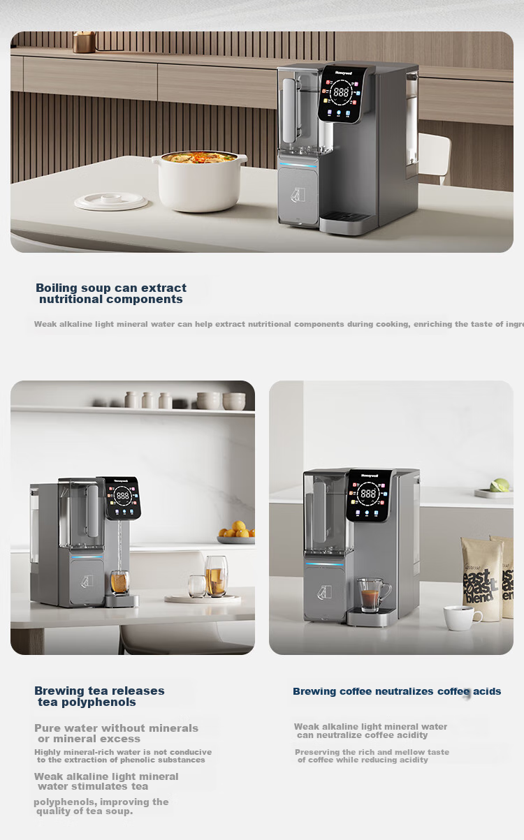 Honeywell Desktop Installation-Free Water Purifier Ice Maker Hot and Cold Direct Drinking Water Dispenser Home Mineral Spring Water Tap Water Iceland W2 Ultra WSRO-200 11