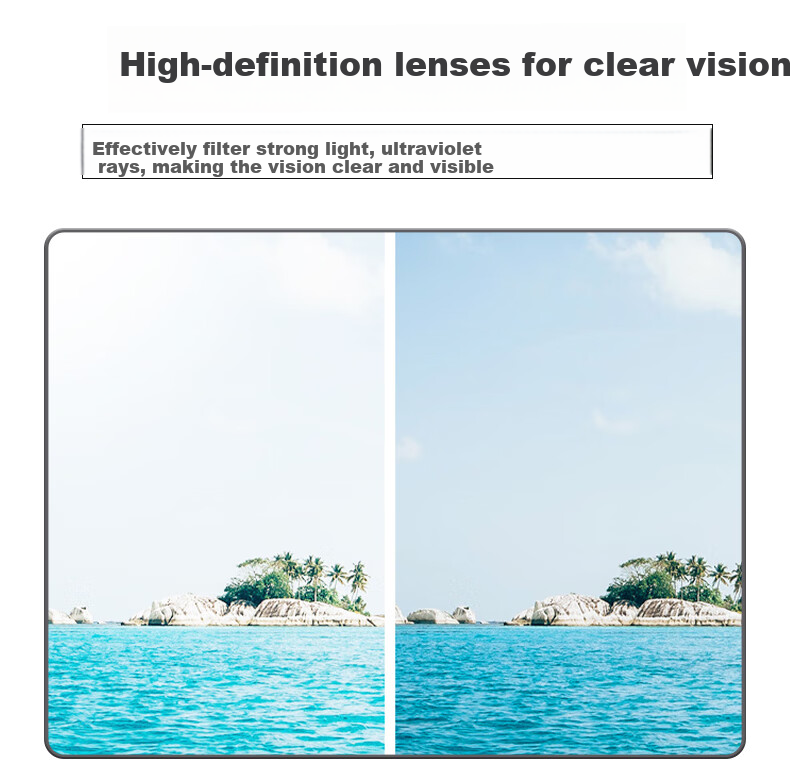 LOVECRAFT Myopia-Specific Sunglasses Clip-On for Men And Women, Driving-Specific Polarized Clip-On - Black Frame with Gray Lenses, UV Protectio 25