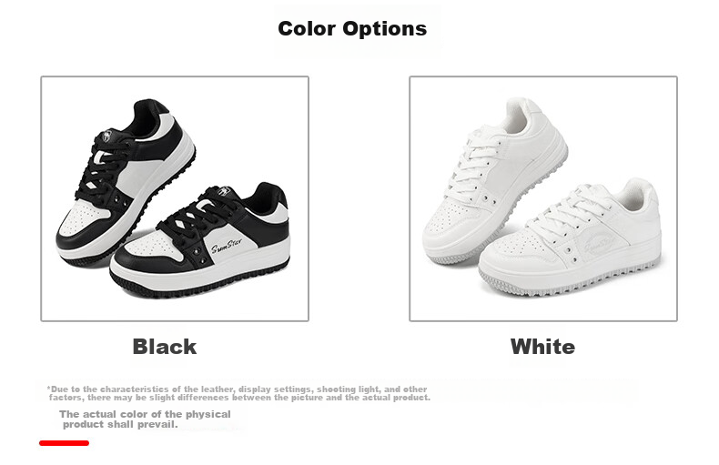 VANCAMEL Men's Sneakers, Couple's Outdoor Casual Shoes, Men's Sports Shoes, Women's White Shoes, 6066 White, Size 38 6