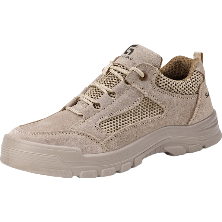 GUYISA Men's Work Safety Shoes Electrician Insulated 10KV Anti-Smash Anti-Puncture Wear-Resistant Comfortable Safety Shoes 5115NKVT Size 45