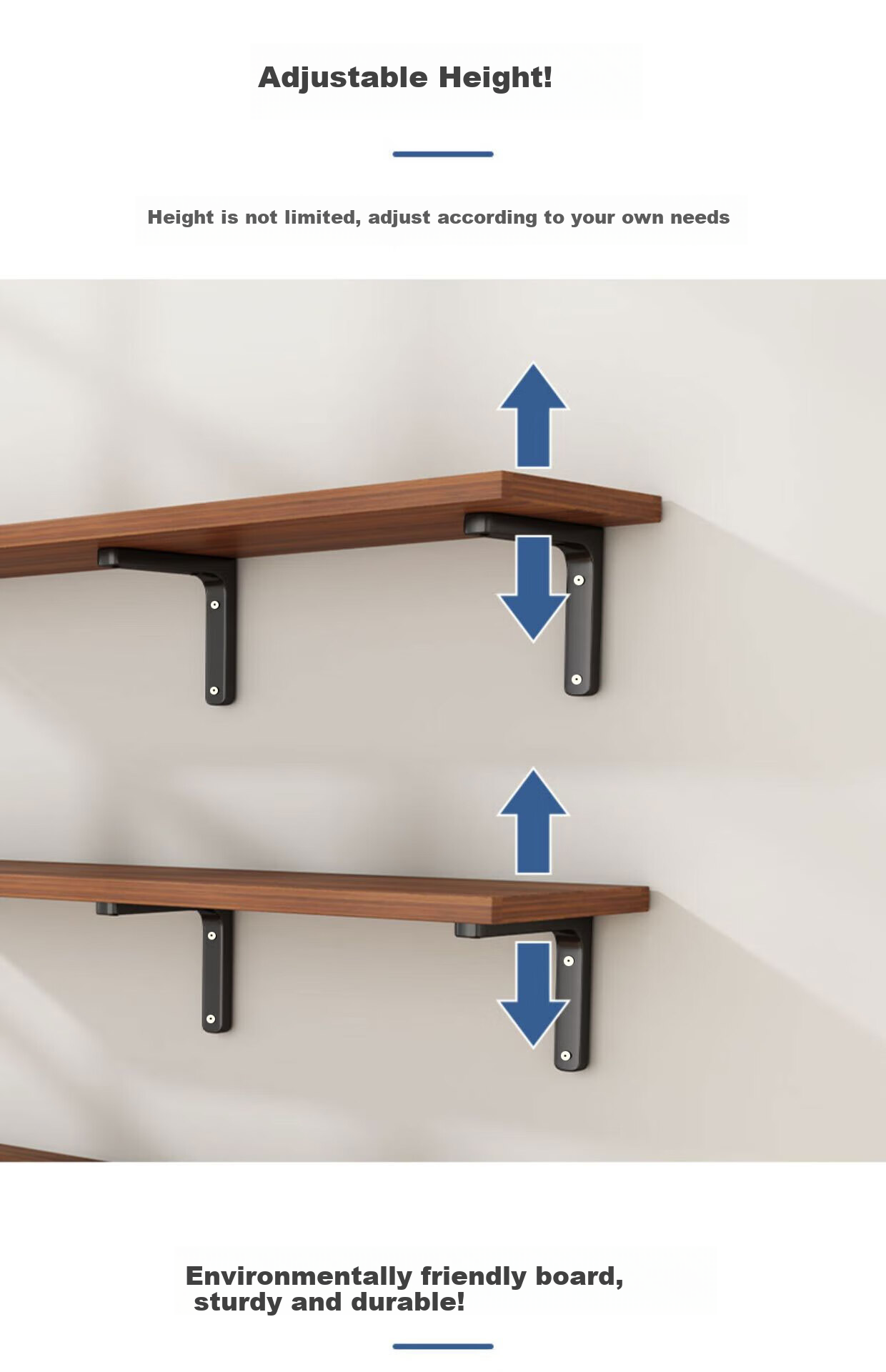 Anerya Wall Shelf, Wall-Mounted Storage Rack, Dormitory Wooden Wall-Mounted Bookshelf, Partition Shelf, Storage Rack, 7 7