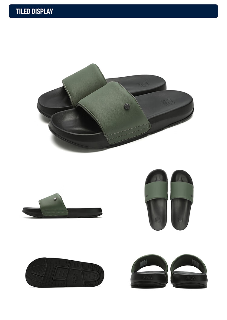 FILA Drift Boat 2 Men's Sports Sandals Summer Casual Fashion Thin Sole Slippers 16