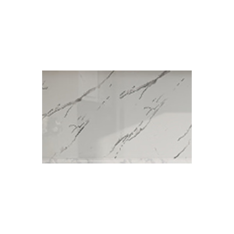 Qinghua Thickened High-Temperature Resistant Kitchen Oil-Proof Sticker Countertop Protective Film Aluminum-Coated Moisture-Proof Wallpaper Silver Glossy White 60x300cm