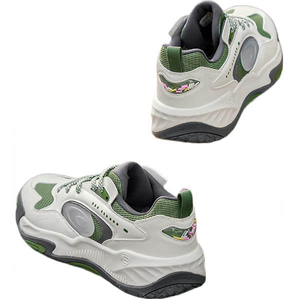 361° Men's Sneakers, Spring And Summer Mesh Leather Low-Top Sports Shoes, Classic Thick-Soled Casual Dad Shoes, 672516622-2
