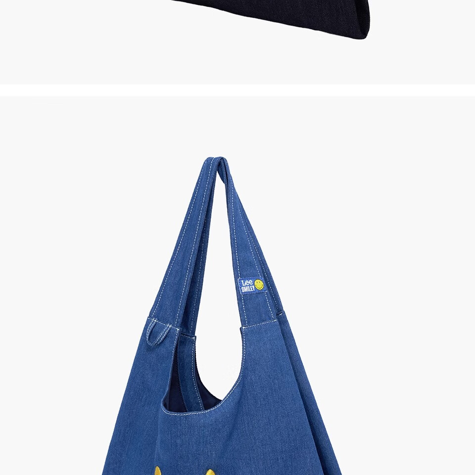 Lee Collaboration Smiley Face Women's Bag, Creative Tote Bag, Handbag, Large Capacity Shoulder Bag, Birthday Gift 5