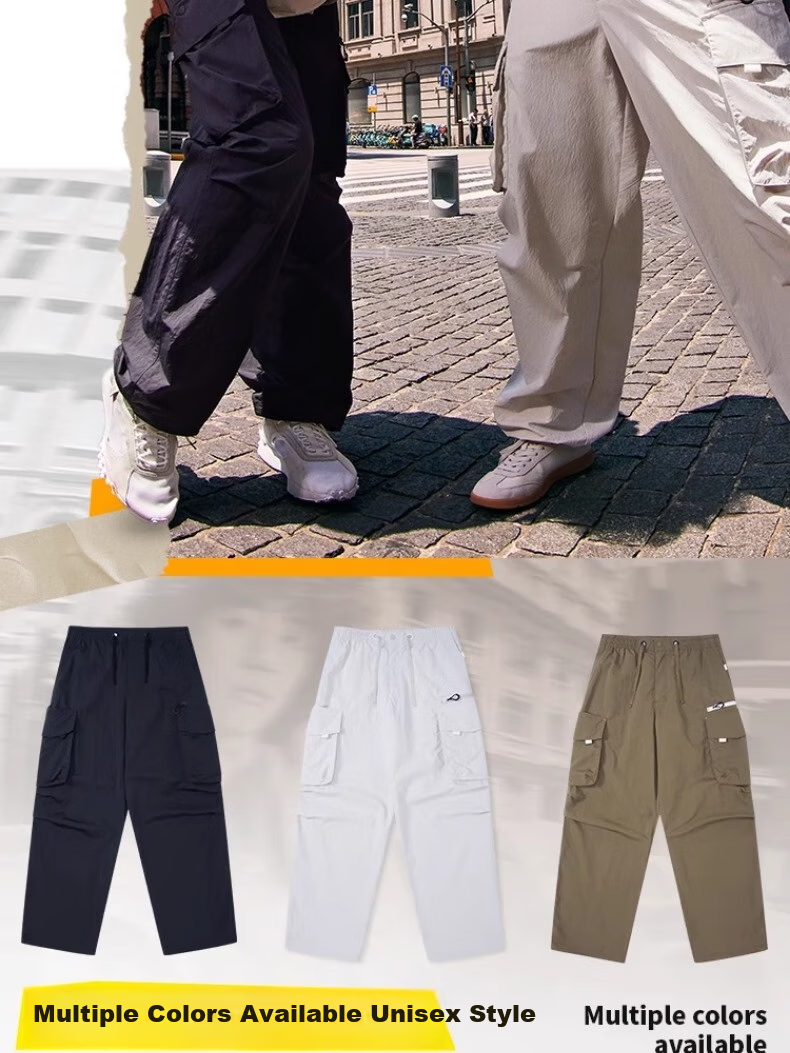 DECATHLON SPW Urban Functional Loose-Fit Sun Protection Water-Repellent Outdoor Casual Cargo Pants for Men And Women - 5573588 5