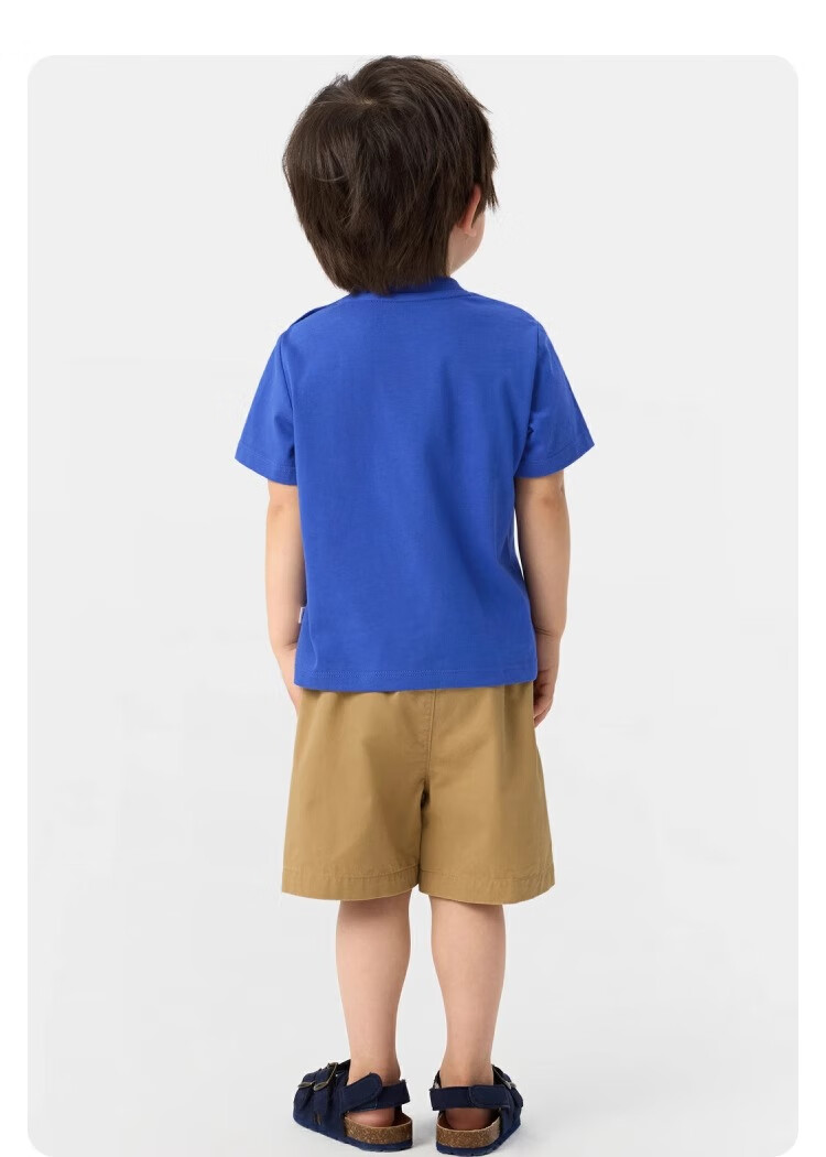 GAP [Same Style for Older And Younger Kids] Boys' Summer Moisture-Wicking Quick-Dry Short-Sleeve T-Shirt Children's Clothing 775228 21