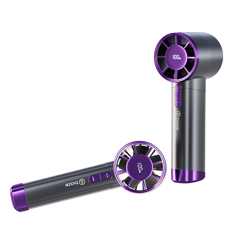 BIAZE Handheld Mini Fan, Cooling Mini Fan Gun, Portable Personal Small Mini Electric Fan, Creative Office Dormitory Outdoor Fan, FS26 Space Gray