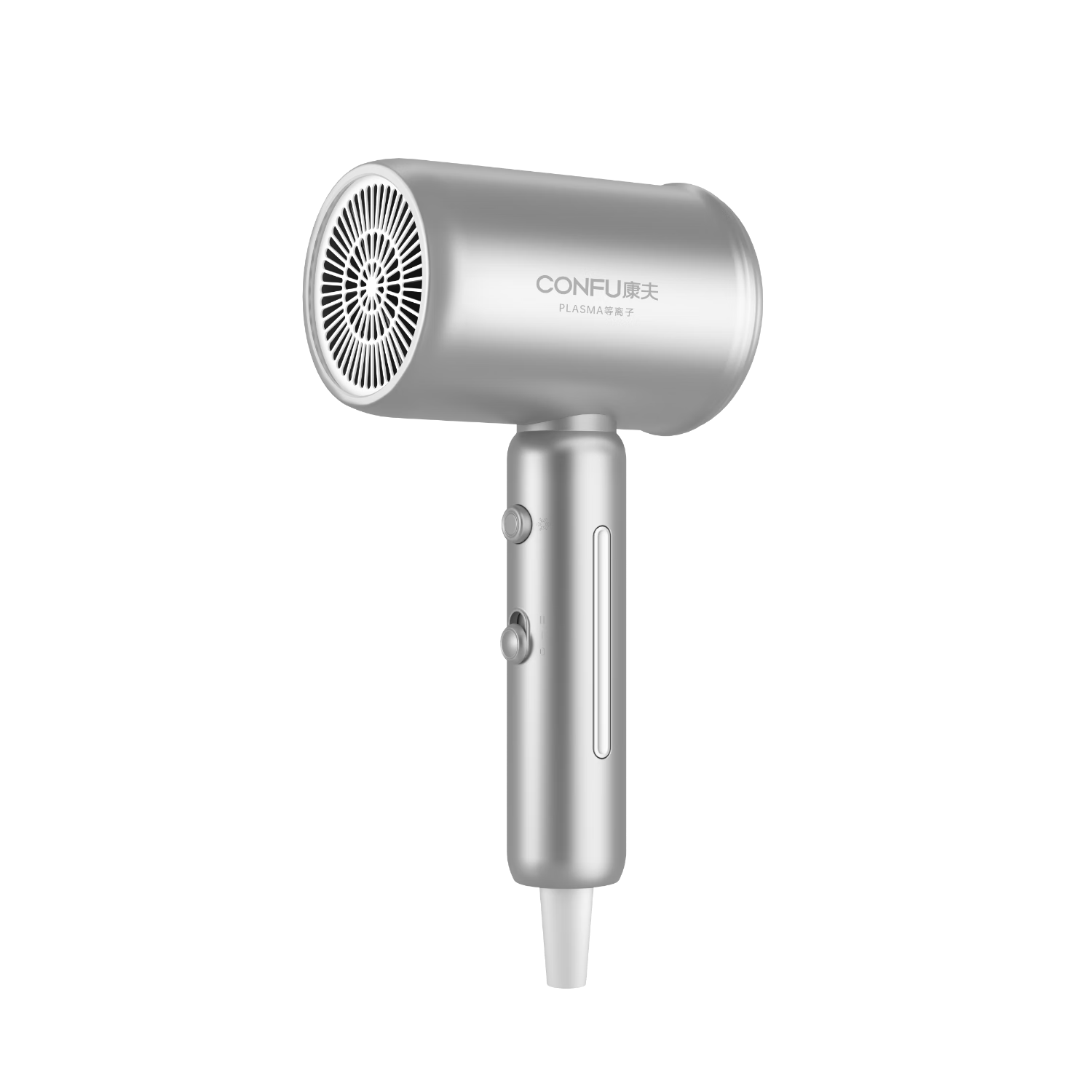 CONFU 100 Million Plasma 1600W Hair Dryer, High-Power Quick-Drying, Hair-Friendly, Mite And Bacteria Removal, for Men And Women, Home Use, Student Dormitory, Negative Ion Hair Dryer KF-3158 Silver
