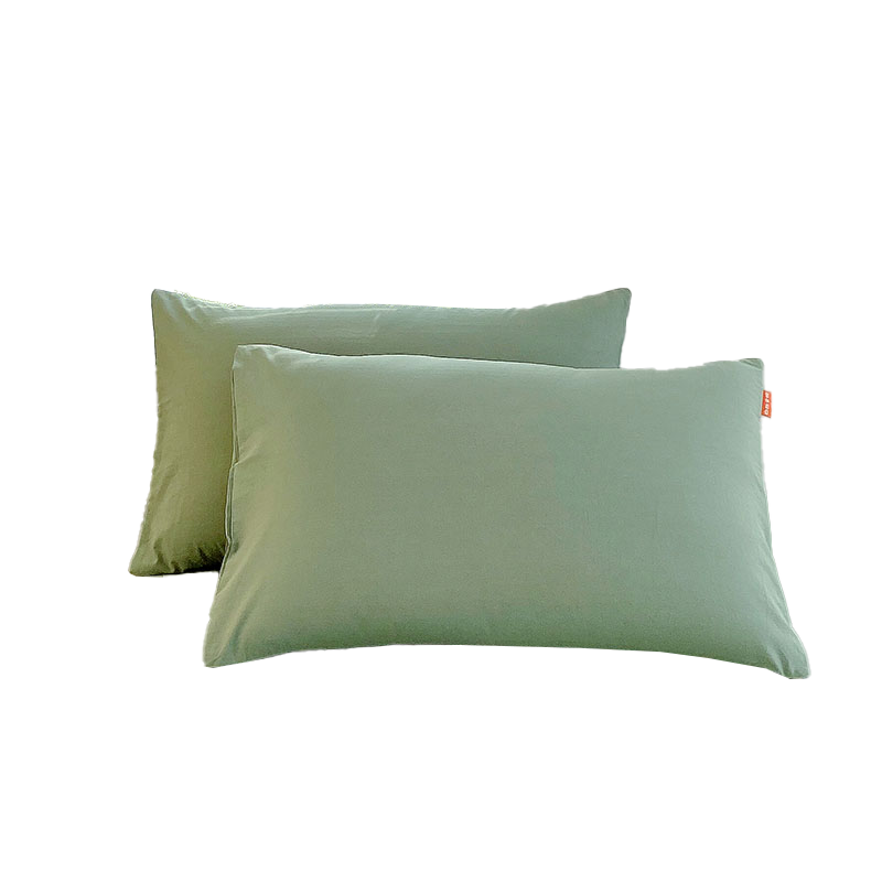 Hodo Class A Pure Cotton Pillowcase Set of Two, All-Cotton Woven Pillowcase, Thickened Inner Lining Cover, 48x74cm, Dark Gree