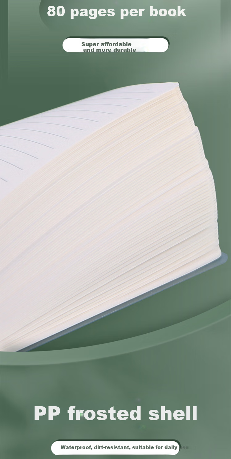 M&G A5/80-Page Spiral Notebook, Double Spiral Binding, Journal, Diary, Study Notebook for Postgraduate Exam Preparation, Blank Book XA5832, 1 Pack 4