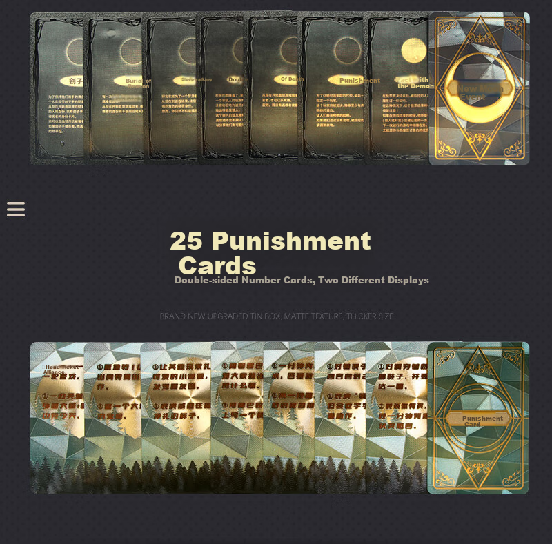 QCF Wolf Card Game Set with PVC Plastic Waterproof Cards, Animal Cards, "Close Your Eyes When It's Dark" Party Game BT01 6