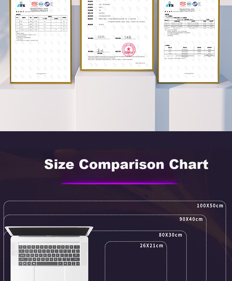 Juyingfeng Mouse Pad Medium And Small Sizes for Office, Home, Bed, Mobile Computer Desk, Non-Slip Washable Writing And Gaming Mouse Pad 60*30cm Zhiqianli 10