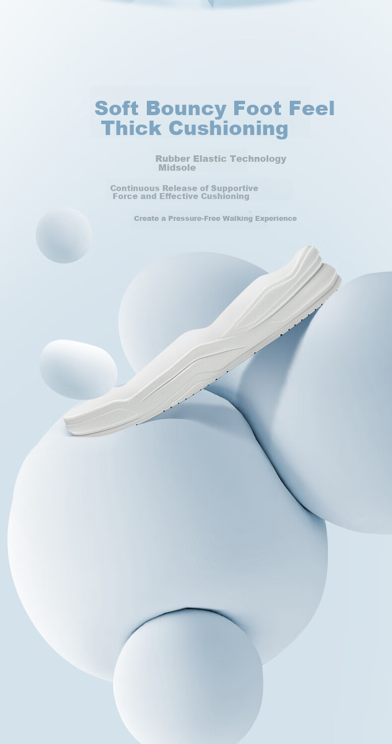 Anta Jiao Tan V1 Men's Casual Sneakers Leather Mesh Breathable Soft Thick Sole Height Increasing White Sports Shoes 3