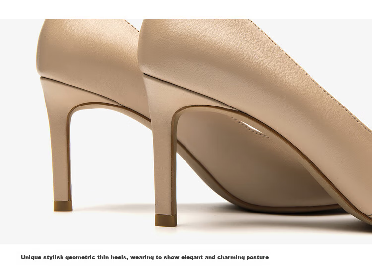 Le Saunda Spring/Summer 2026 New Commuter Elegant Pointed Toe Solid Color High Heels Women's Pumps 74002, Black BKL, Size 38 6