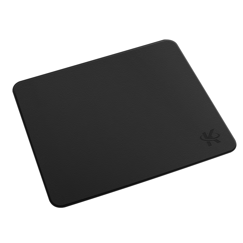 KPTE K1 Pro Hard Leather Mouse Pad Waterproof Gaming Mat Smooth Surface Business Office Classic Black 30x24CM