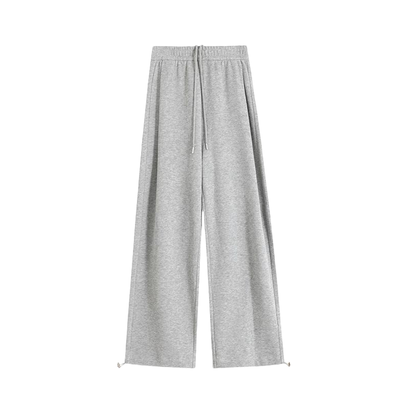 LangSha Women's American Style Sports Pants Autumn 2025 New High Waist Draped Straight Wide Leg Loose Casual Jogger Sweatpants
