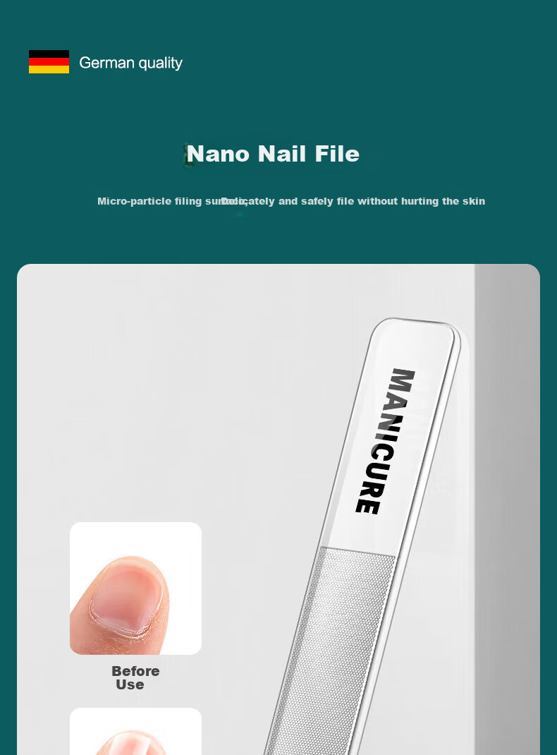 Haifeinuo Nail Clipper Set Tools Including Nail Clippers, Tweezers, Ear Pick, Nail File, Nose Hair Trimmer, 11-Piece Set 13