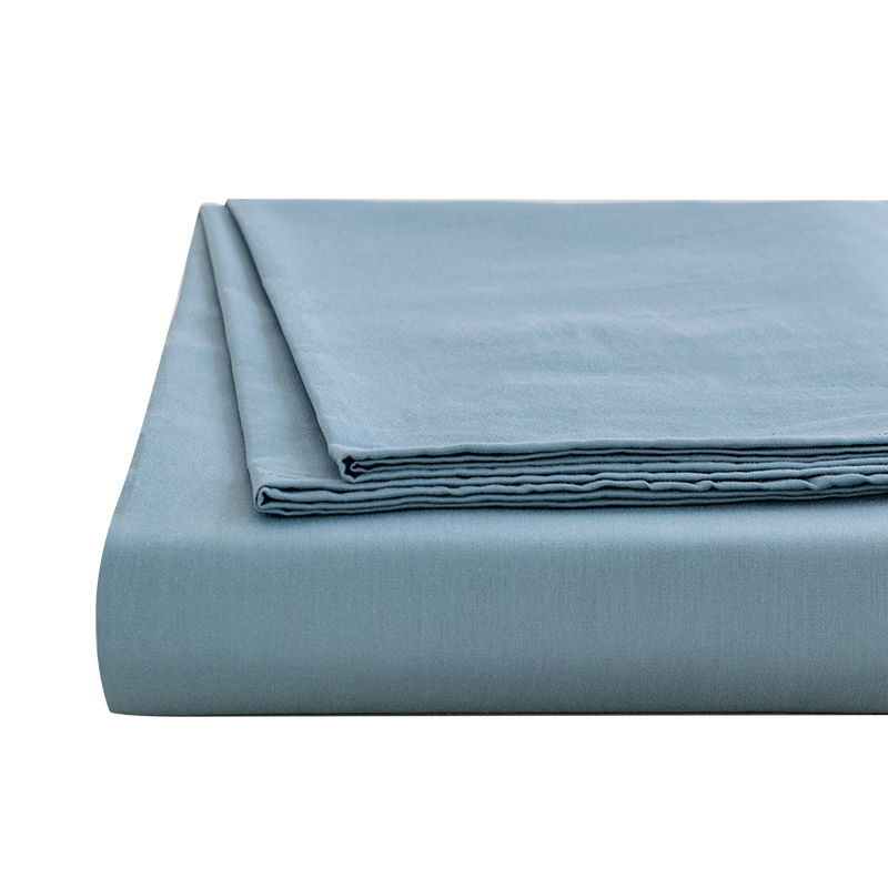 Hengyuanxiang Pure Cotton Bed Sheet, Single Piece, Class A Antibacterial, 100% Pure Cotton Bedspread, Bedding, Sky Blue, 230*245cm