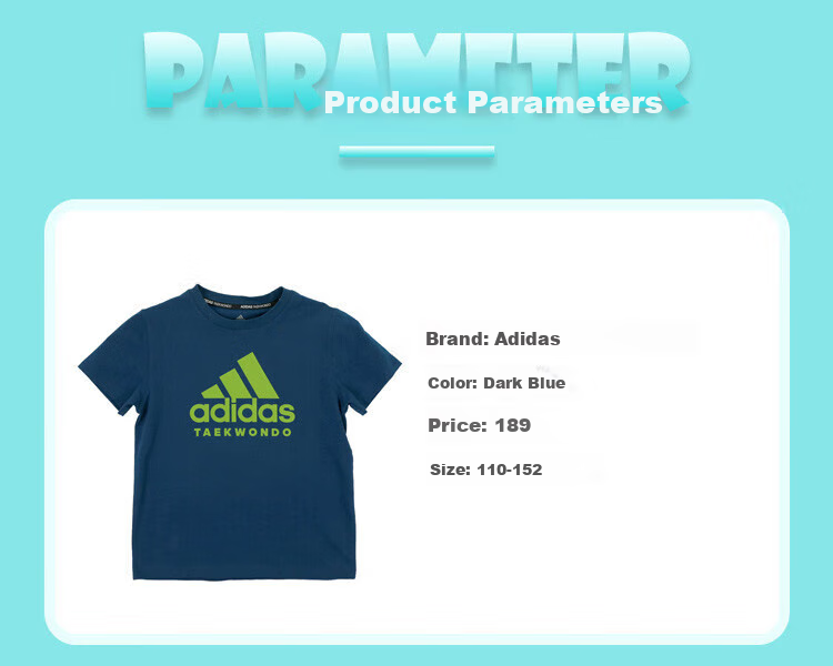 Adidas 2025 New Children's Short-Sleeve T-Shirt, Summer Outdoor Sports Casual Versatile Top, White + Gold, Size 116 21